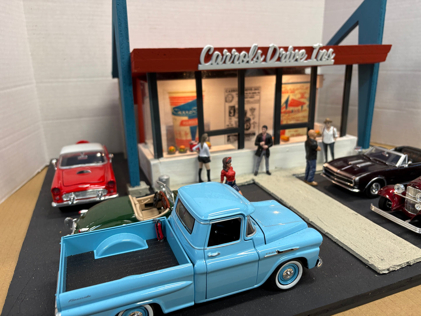 Carol's Drive in diorama 1/24 scale one off