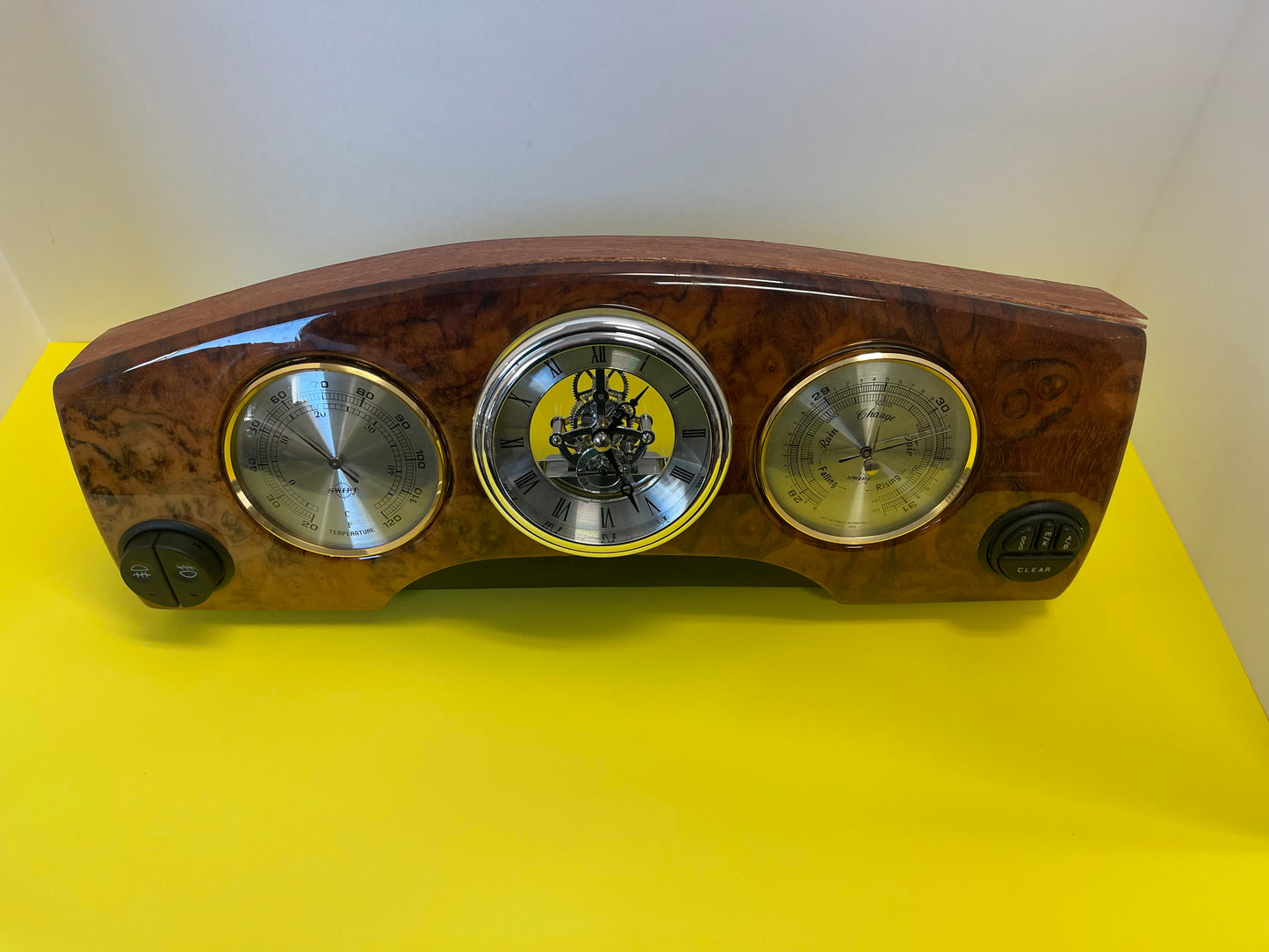 Jaguar one of a kind Desk or Wall Clock & Weather Station