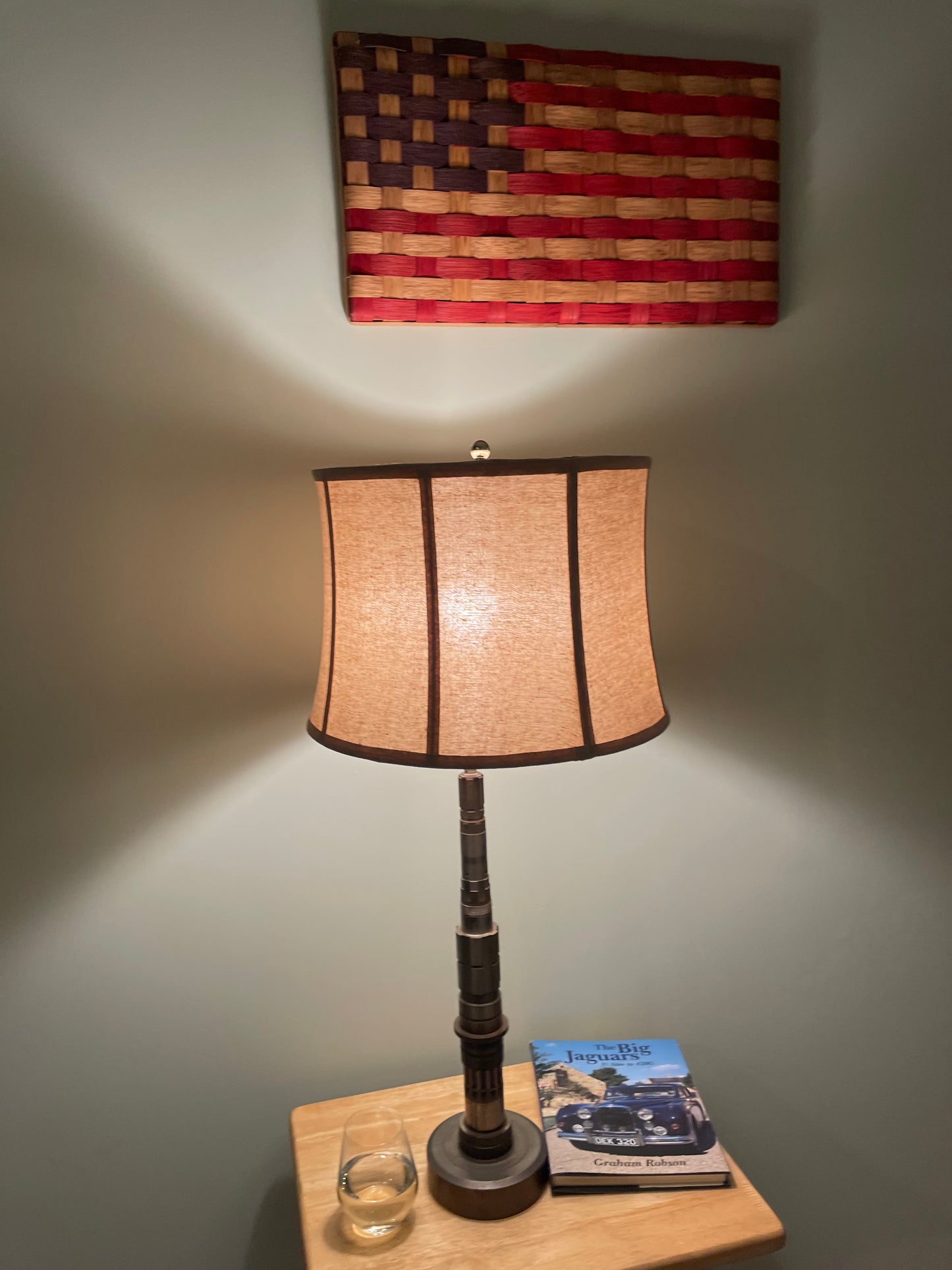 Handmade Jaguar Transmission Shaft Table Lamp