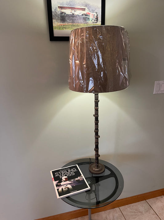 JAGUAR 6 CYLINDER CAMSHAFT TABLE LAMP