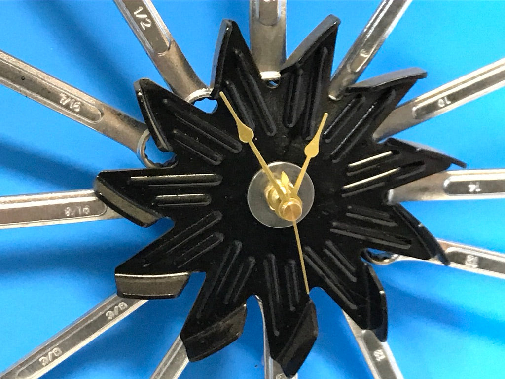 Open End Wrench Wall Clock
