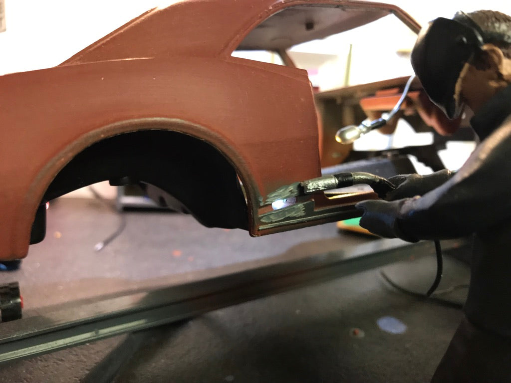 1967 Z28 Camaro Restoration Diorama